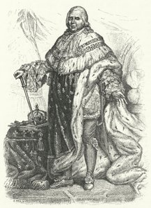 XVIII. Lajos francia király (metszet) alkotó: German School