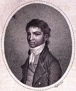Louis van Beethoven (1712-73) Scheffner metszete (mezzotinta) alkotó: German School