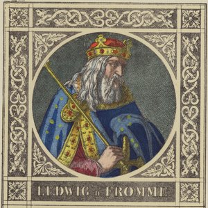 Ludwig D Fromme, 814-840 (színes metszet) alkotó: German School
