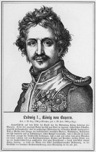 Ludwig I, Konig von Bayern (metszet) alkotó: German School