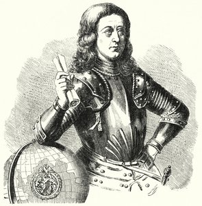 Martin Behaim német felfedező és térképész (metszet) alkotó: German School