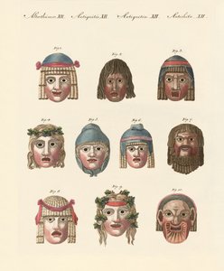 A régiek maszkjai alkotó: German School