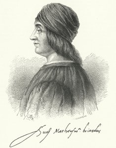 Matteo Maria Boiardo, olasz reneszánsz költő (metszet) alkotó: German School
