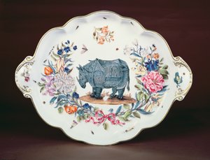 Meissen állvány a központi elemhez a Northumberland szolgáltatásból, 1745 körül (porcelán)