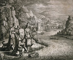 Mózes kimentette a Nílusból alkotó: German School