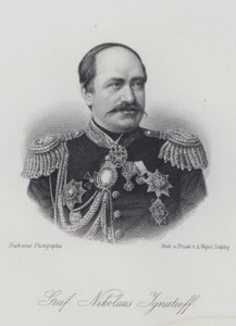 Nyikolaj Ignatyev, orosz államférfi és diplomata (metszet) alkotó: German School