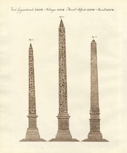 Obeliszkek és egyiptomiak alkotó: German School