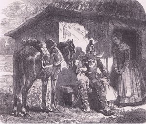 Indulás a háborúba, Cassells: A Franciaország és Németország közötti háború története, a Cassell and Company Limited, 1890 körül (litho) alkotó: German School