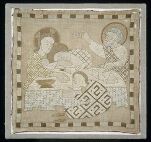 Az utolsó vacsorát ábrázoló Anteppendium része, 1300-10 alkotó: German School