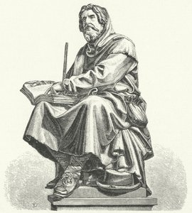 Peter Waldo, a valdensek néven ismert középkori keresztény spirituális mozgalom alapítója (metszet) alkotó: German School