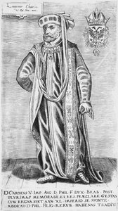 V. Károly (1500-1558), római római császár portréja alkotó: German School