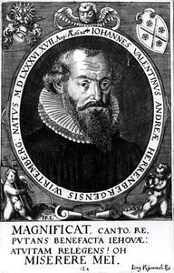 Johann Valentine (sz. 1586) Herrenberg és Württemberg portréja, Iorg Rimmel metszet, 1628. augusztus 17.