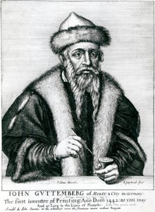 Johannes Gutenberg portréja alkotó: German School