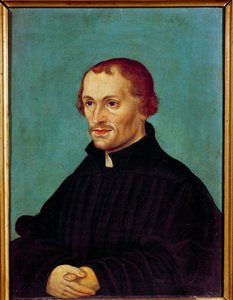 Philippe Melanchton portréja (Philipp Melantone vagy Melanchthon vagy Schwartzerd alkotó: German School
