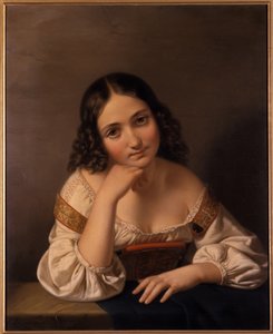 Fiatal nő portréja, 1801-1900 alkotó: German School