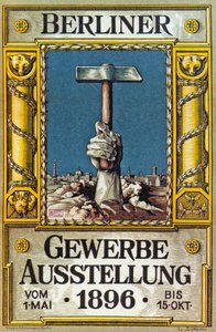 A berlini ipari kiállítás plakátja, 1896
