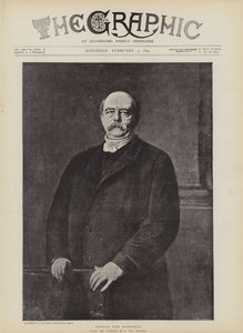 Von Bismarck herceg (litho) alkotó: German School
