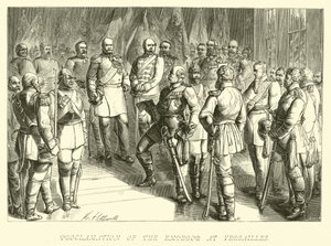 A császár kikiáltása Versailles-ban alkotó: German School