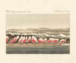 Vörös színű hó (színes metszet) alkotó: German School