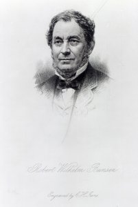 Robert Wilhelm Bunsen, metszett C.H Jeens alkotó: German School