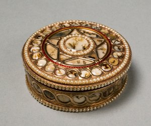 Kerek tubákdoboz, 1800-30 körül alkotó: German School