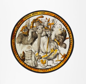 Kerekalak Szent Antal megkísértésével alkotó: German School