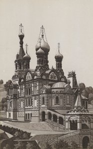 Orosz templom (litho) alkotó: German School