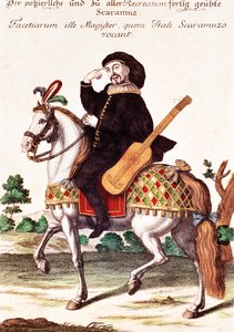 Scaramouche lóháton alkotó: German School