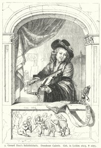 Gerrit Dou holland aranykori festő önarcképe alkotó: German School