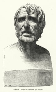 Seneca ifjabb római filozófus, államférfi és drámaíró (litho) alkotó: German School