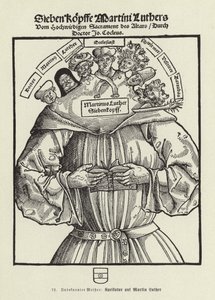 Luther Márton hét feje (litográfia) alkotó: German School
