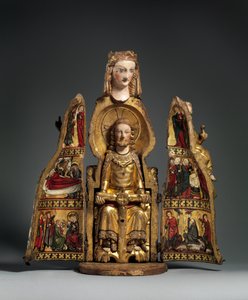 Szűz szentély, 1300 körül (aranyozott fa) alkotó: German School