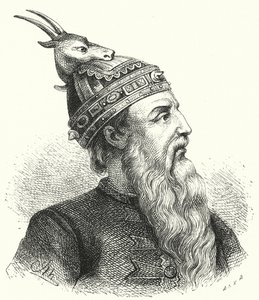 Szkanderbeg, albán nemes és katonai parancsnok (metszet) alkotó: German School