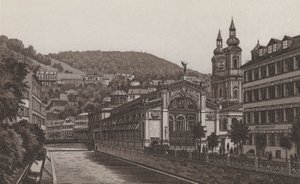 Hot Spring Colonnade (litho) alkotó: German School