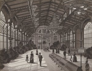 Hot Spring Colonnade, belső (litho) alkotó: German School