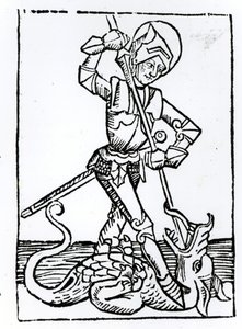 Szent György, Hartmann Schedel (1440-1514) „Liber Chronicarum”-jából, 1493 alkotó: German School