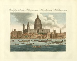 A londoni Szent Pál-székesegyház (színes metszet) alkotó: German School