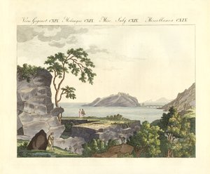 Furcsa ókor ciklop falazata (színes metszet) alkotó: German School