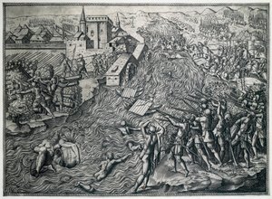 A muehlbergi csata, 1547. április 25 alkotó: German School