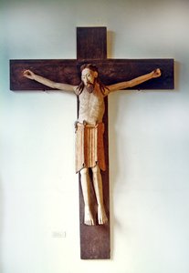 Untergermaringen Krisztusa, Kaufberen, 1180 körül (festett fa) alkotó: German School