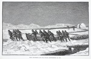 The Crushing of our Floe, 1883. szeptember 26., kocsma. London 1886 alkotó: German School