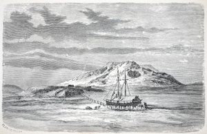 A Germania a Sabine-szigeten, kocsma. London 1874 alkotó: German School