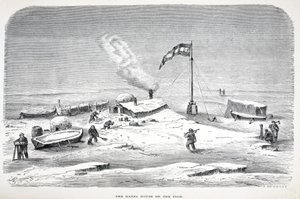 The Hansa House on the Floe, pub. London 1874 alkotó: German School