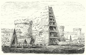A macedón I. Demetrius Helepolisa (metszet) alkotó: German School