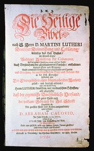 The Holy Bible, Vol. I., 1681 alkotó: German School