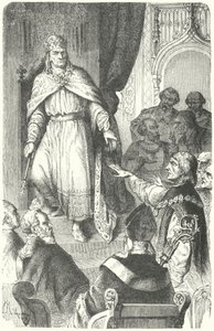 IV. Károly római római császár kiadja az 1356-os Aranybullát (metszet) alkotó: German School