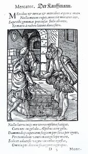 A kereskedő, kiadó: Hartman Schopper alkotó: German School