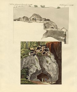 Gaillenreuthi barlangja (színes metszet) alkotó: German School