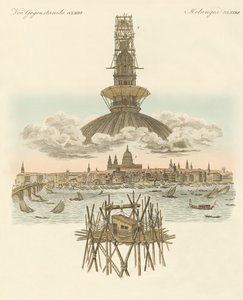 A St. Pauls katedrális tetején lévő építmény a londoni panoráma érdekében alkotó: German School
