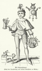 Till Eulenspiegel (metszet) alkotó: German School